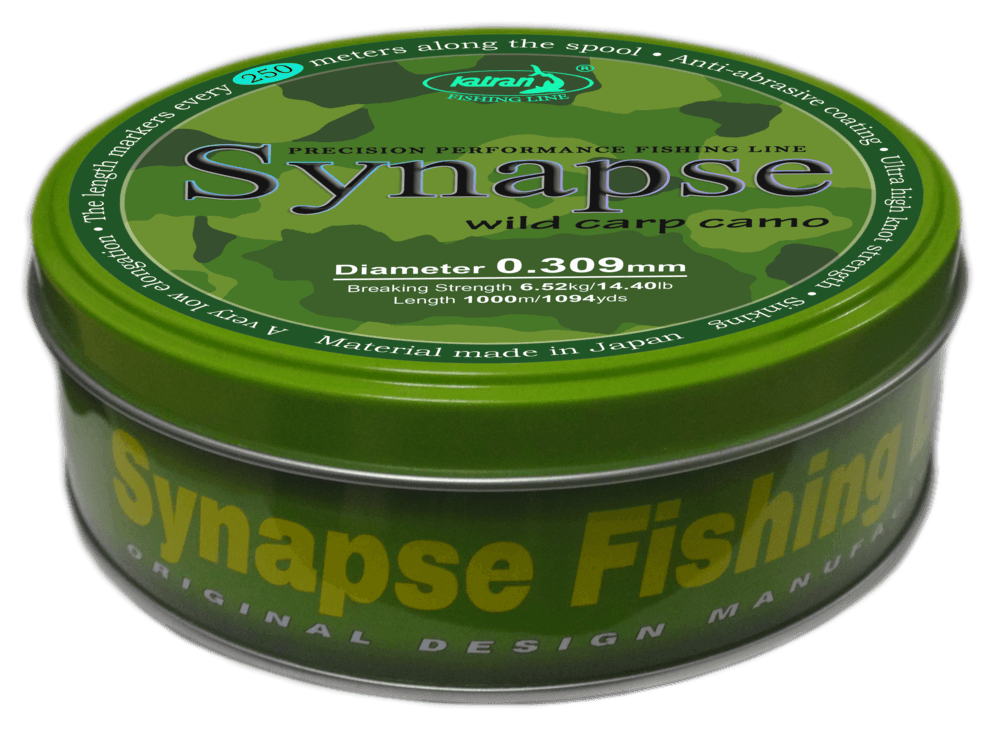Hilo Katran Synapse Wild Carp Camo 0,30 mm 1000 m - Tienda Carpfishing
