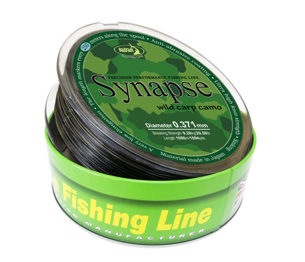 Hilo Katran Synapse Wild Carp Camo 0,37 mm 1000 m - Tienda Carpfishing