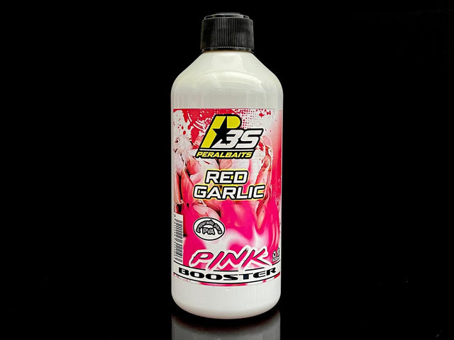Remojo Booster Pink Peralbaits Red Garlic 500 ml - Tienda Carpfishing