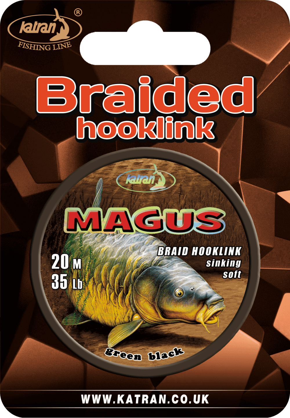 Trenzado Katran Coated Hooklink Magus 35 lb 20 m - Tienda Carpfishing
