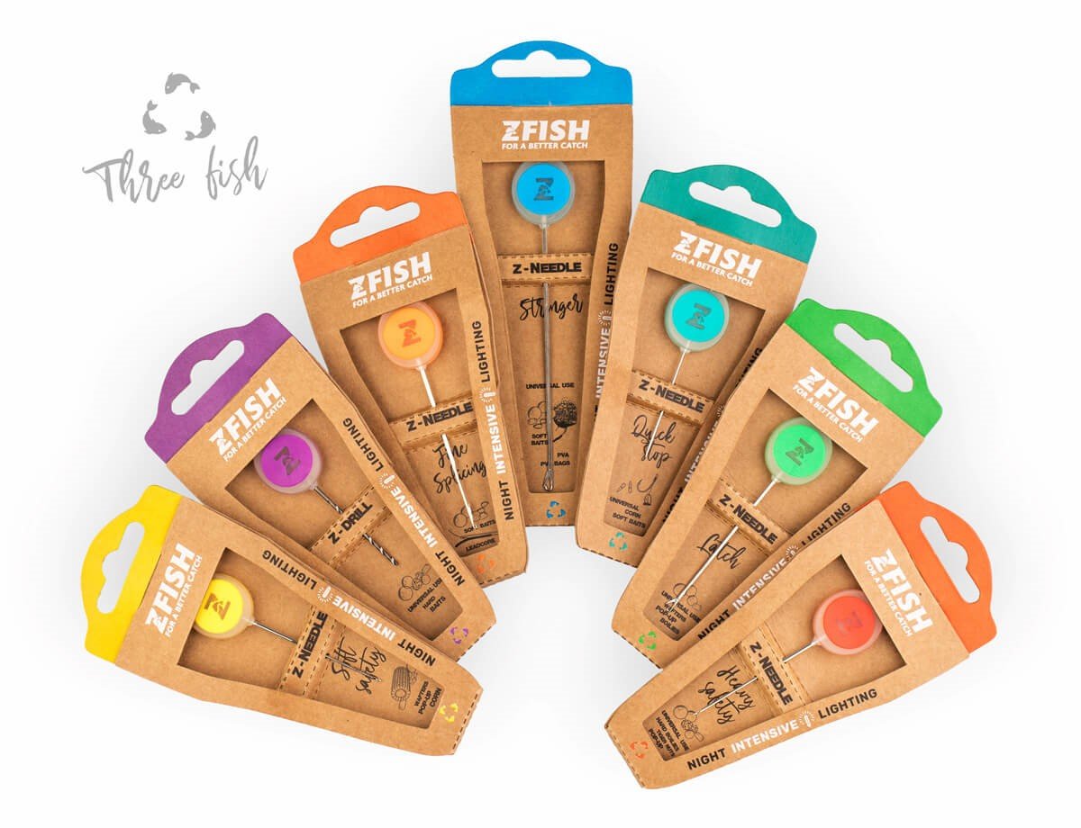 Aguja para cebos Zfish Rojo - Tienda Carpfishing