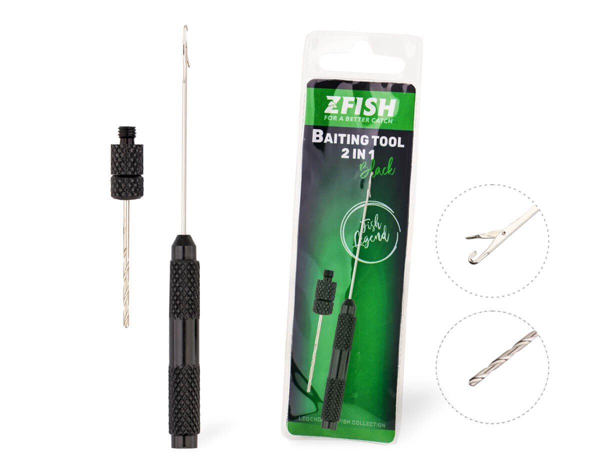 Aguja y taladro Zfish Negro - Tienda Carpfishing