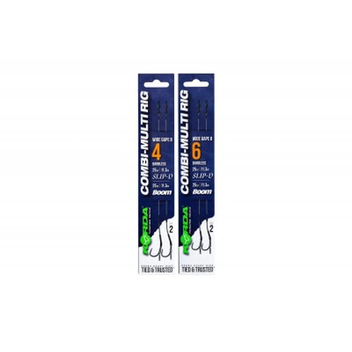Anzuelos montados Korda Combi Multi Rig Wide Gape X - Tienda Carpfishing