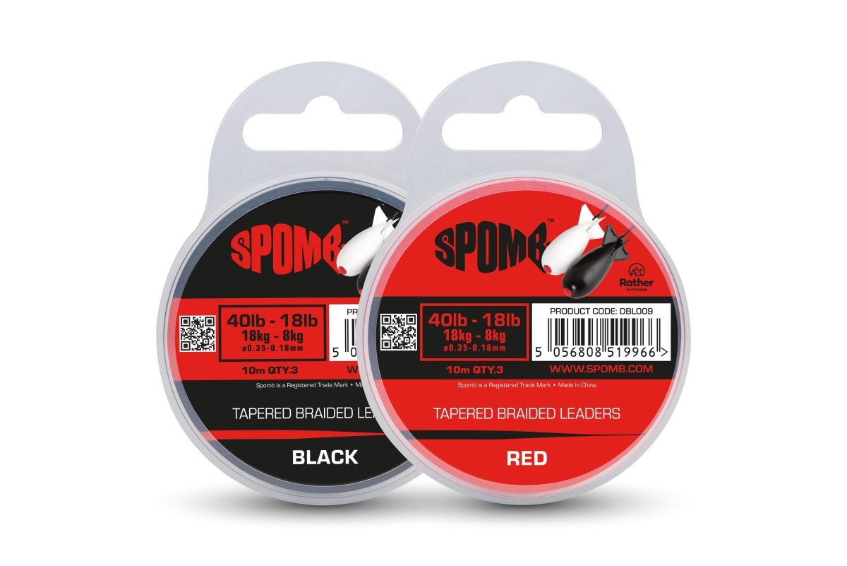 Bajo de Línea Spomb Tapered Braided 40 - 18 lb 10 m - Tienda Carpfishing