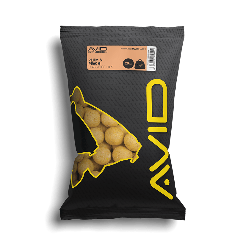 Boilies Avid Carp Classic Plum & Peach 20 mm - Tienda Carpfishing
