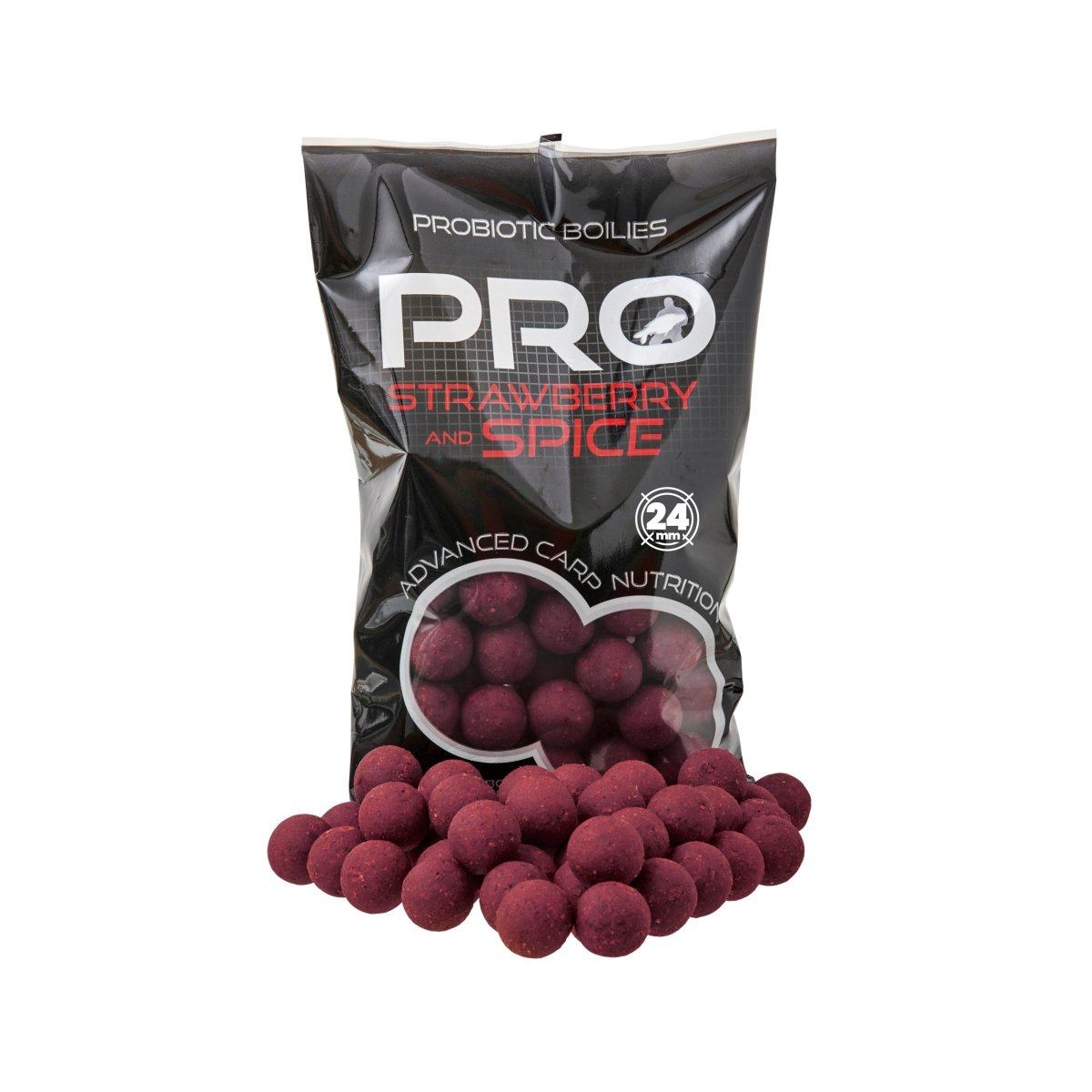Boilies Starbaits Probiotic Strawberry Spice 24 mm - Tienda Carpfishing