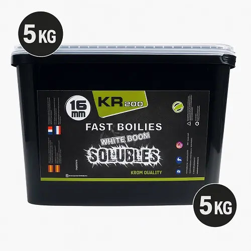 Bouillette Soluble Krom Quality KR200 White Boom 16mm 5KG