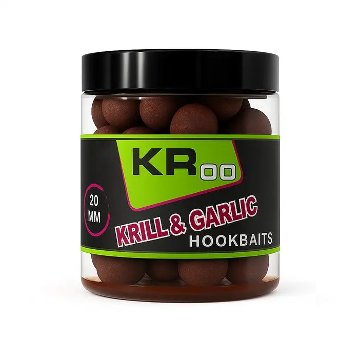 Hook Baits Krom Quality KR100 Krill et Garlic 20mm