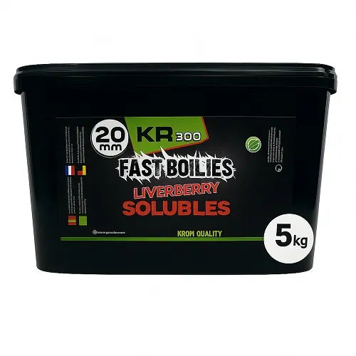 Bouillette Soluble Krom Quality KR300 LiverBerry 20mm 5KG