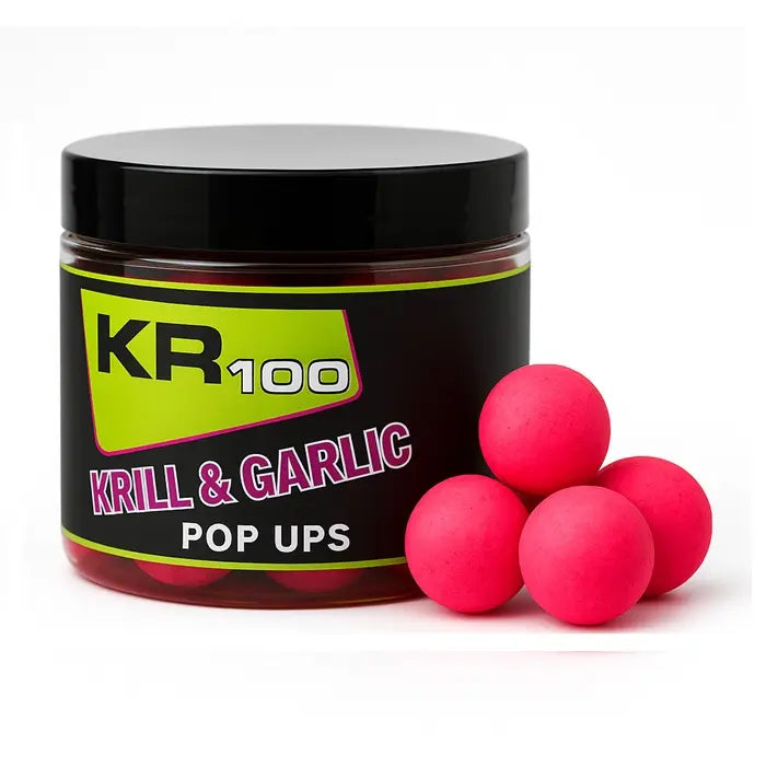 Pop Ups Krom Quality KR100 Krill et Garlic Rose 12mm