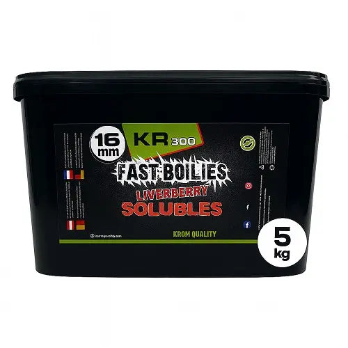 Bouillette Soluble Krom Quality KR300 LiverBerry 16mm 5KG
