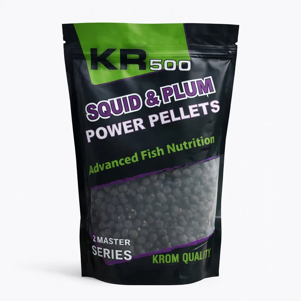 Pellets Krom Quality KR500 puissance Squid & Plum 8MM 800G