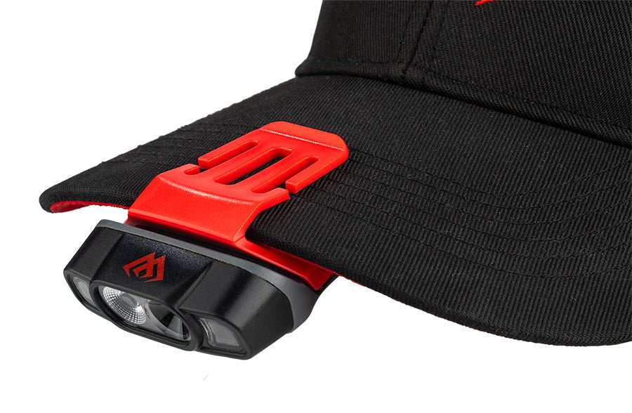 Linterna frontal Mikado con clip universal - Tienda Carpfishing