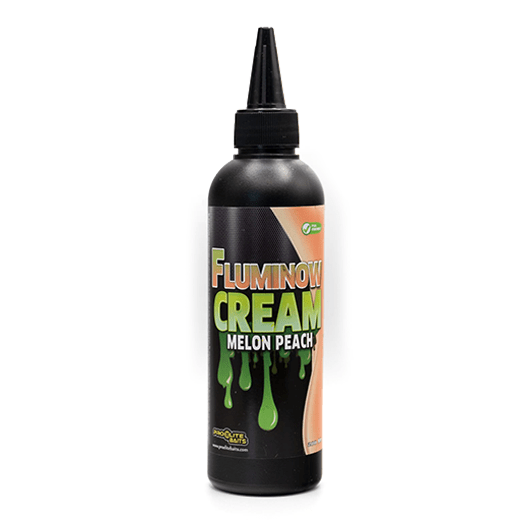Líquido Fluminow Cream Pro Elite Baits Melon & Peach 200 ml - Tienda Carpfishing
