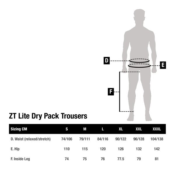 Pantalón Impermeable Nash ZT Lite Dry Pack - Tienda Carpfishing