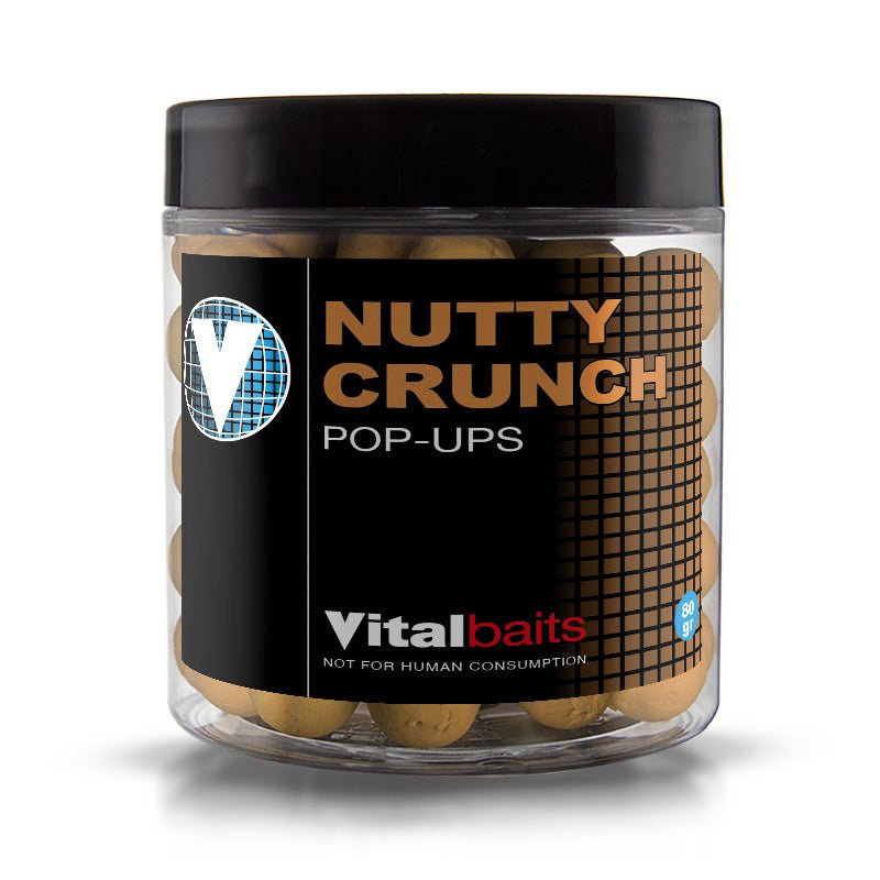 Pop ups Vitalbaits Nutty Crunch 18 mm - Tienda Carpfishing