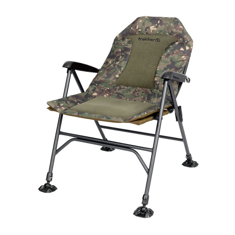 Silla reclinable Trakker RLX alta - Tienda Carpfishing