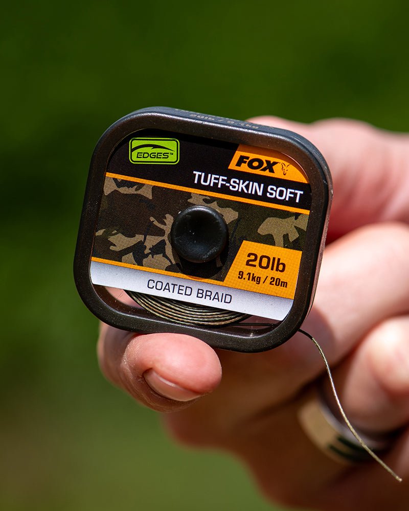 Trenzado Fox Edges Tuff-Skin Soft 20m - Tienda Carpfishing