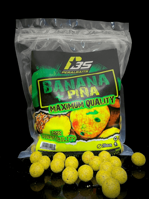 Boilies Peralbaits Banana Pina 20 mm