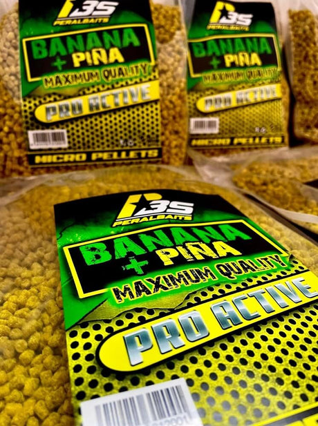 Micro Pellets Peralbaits Banana Pina