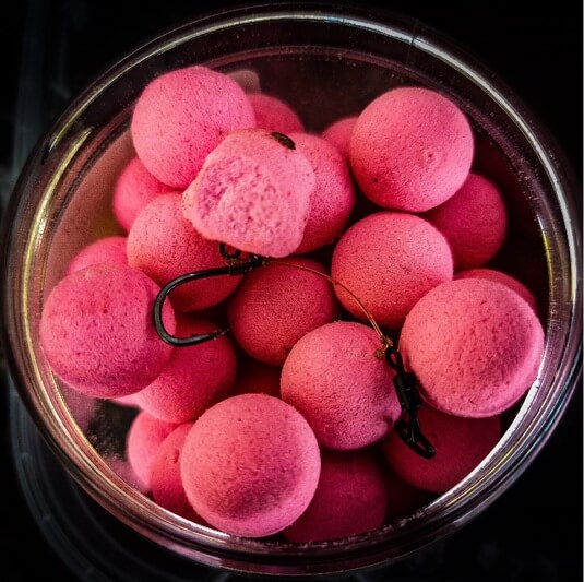 Pop Ups Pro Elite Baits Gold Antartic Krill Rosa 14 mm 1