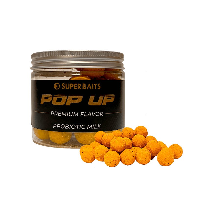 Pop Ups Superbaits Premium 15 mm Probiotic Milk