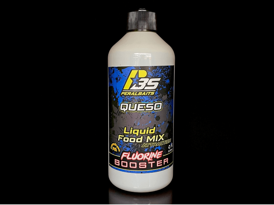 Remojo Booster Fluorine Peralbaits Queso 500 ml