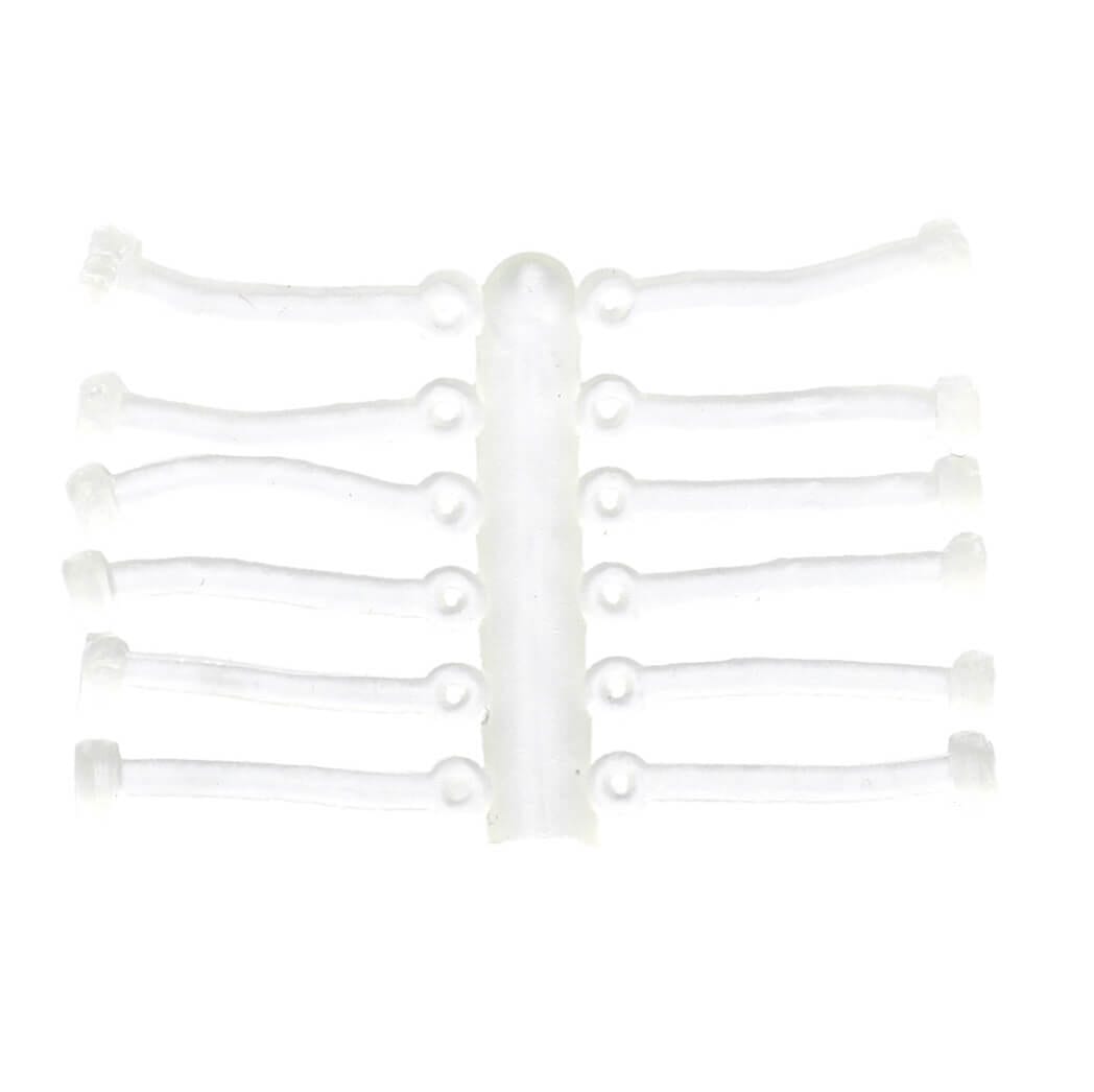 Stoppers rubber transparente Mikado