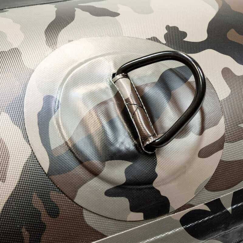 Barca Raptor 200 X - Wide Camo con suelo de aluminio - Tienda Carpfishing