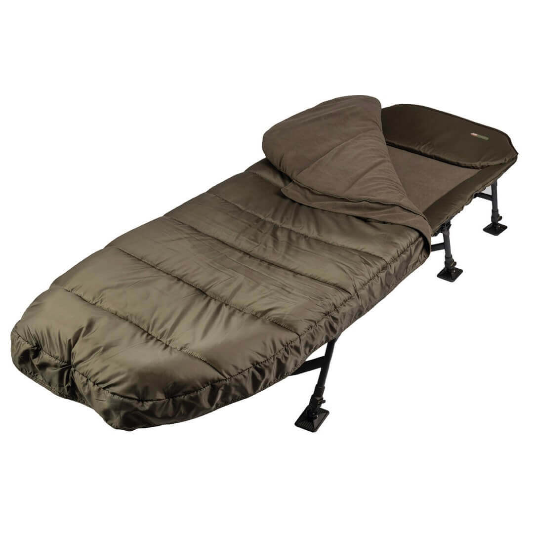 Bed Chair JRC Defender II Flatbed con saco de dormir - Tienda Carpfishing
