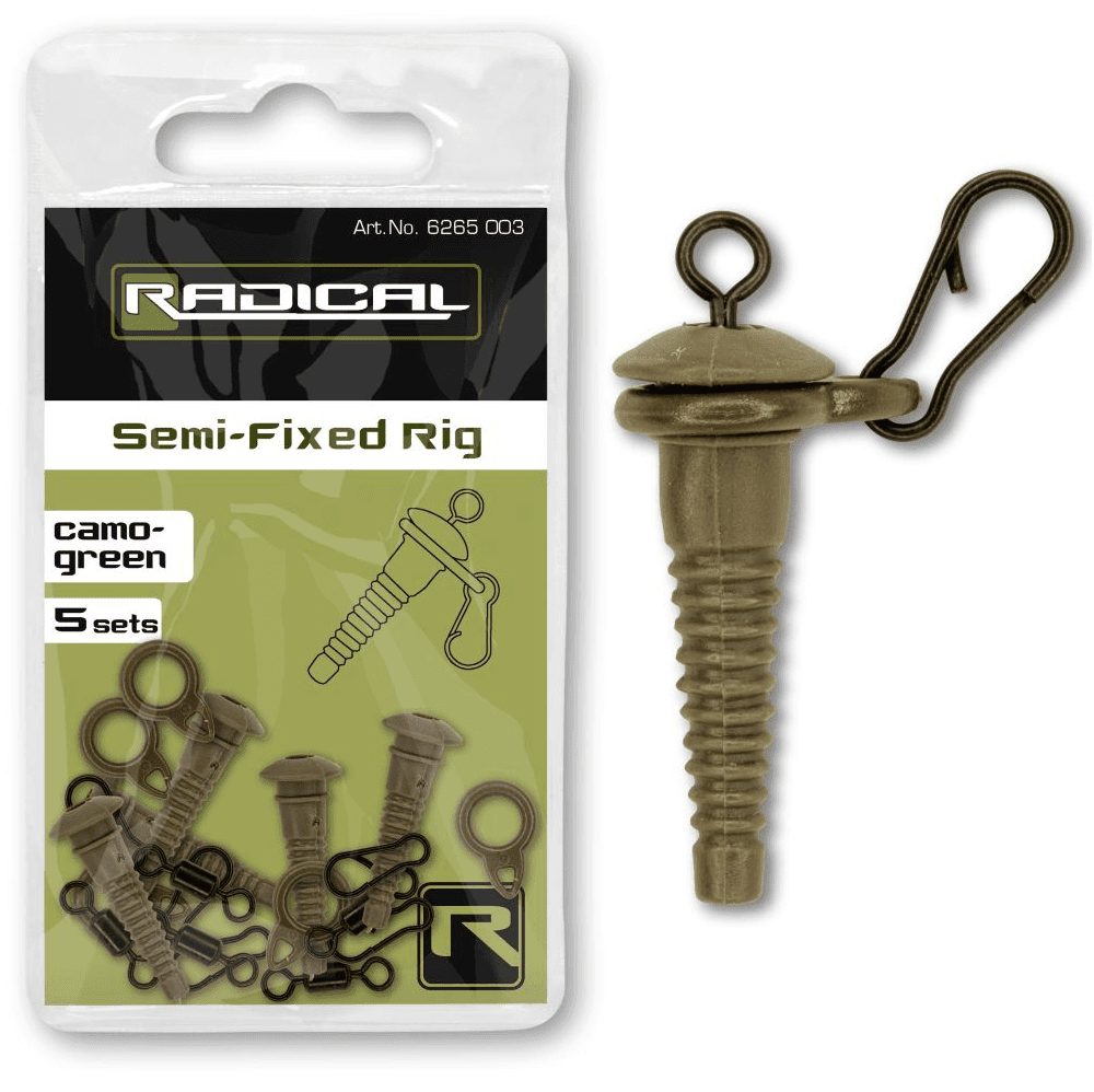Semi - Fixed Rig Radical Camo Verde - Tienda Carpfishing