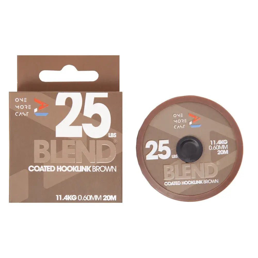 Trenzado OMC Blend Coated Marrón 20 m - Tienda Carpfishing