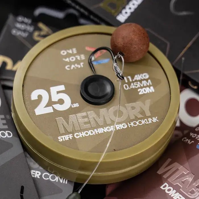 Trenzado OMC Memory Stiff Chod Hinge Rig 20 m - Tienda Carpfishing