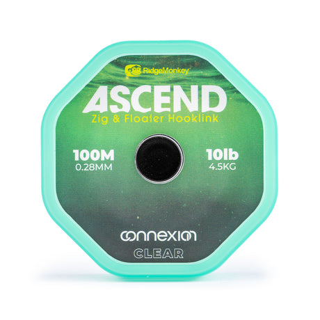 Línea Ridge Monkey Ascend Zig & Floater Hooklink 10 lb 0,28 mm 100 m