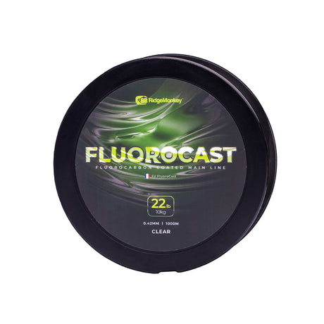 Línea Madre Ridge Monkey FluoroCast Fluoro Coated 22 lb 0,42 mm 1000 m