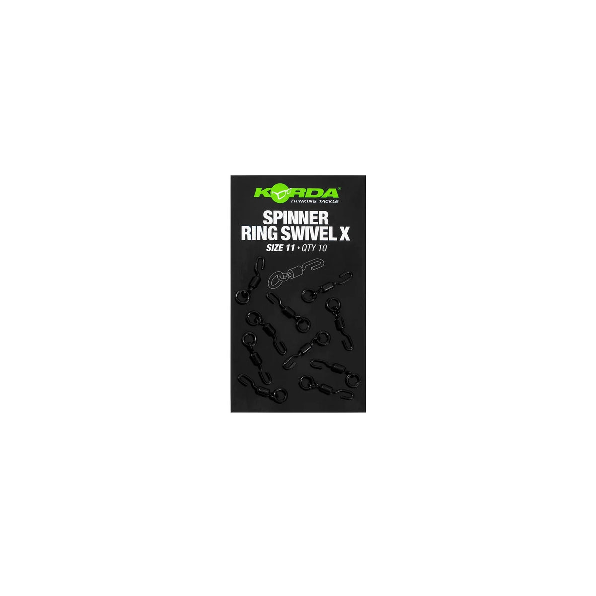 Material de montaje Korda PTFE Spinner Ring Swivel X | Size 11