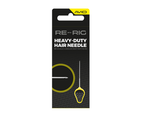 Aguja Avid Carp Heavy-Duty Hair Re-Rig Amarillo - Tienda Carpfishing