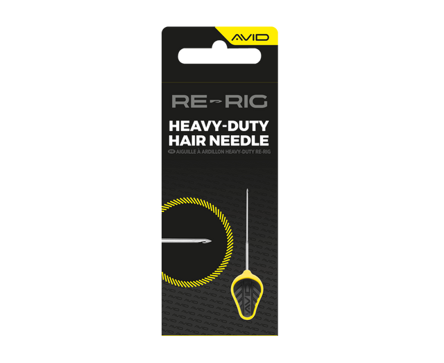 Aguja Avid Carp Heavy-Duty Hair Re-Rig Amarillo - Tienda Carpfishing