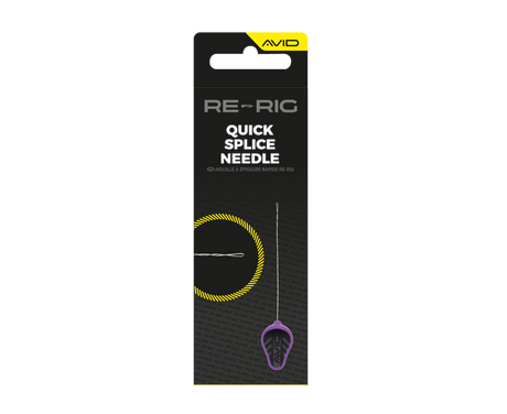 Aguja Avid Carp Quick-Splice Re-Rig Morada - Tienda Carpfishing
