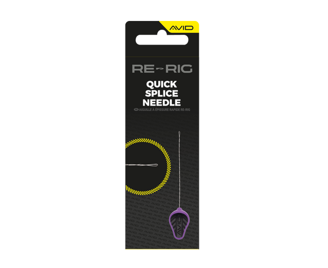 Aguja Avid Carp Quick-Splice Re-Rig Morada - Tienda Carpfishing