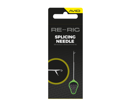 Aguja Avid Carp Splicing Re-Rig Verde - Tienda Carpfishing