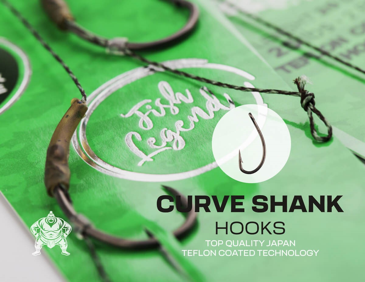 Hameçons montés Zfish Curve Shank