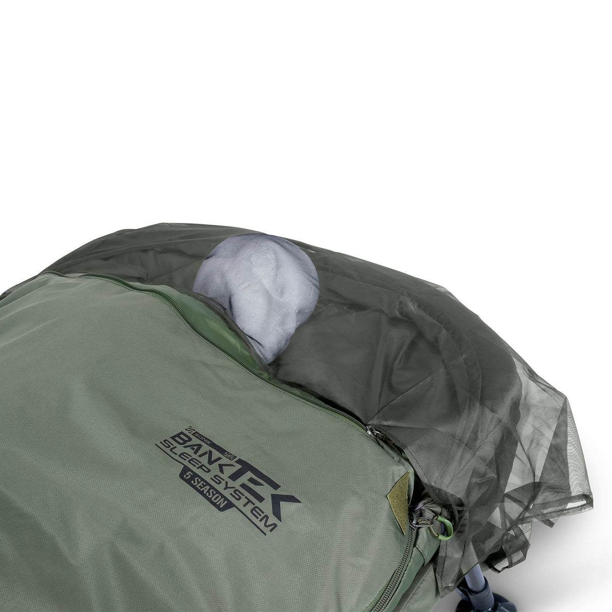 Bed chair con saco de dormir Sonik Bank-Tek 5 estaciones - Tienda Carpfishing