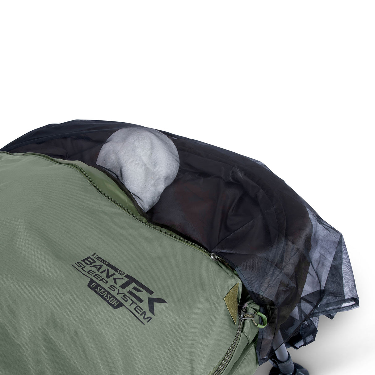 Bed chair con saco de dormir Sonik Bank-Tek 5 estaciones - Tienda Carpfishing