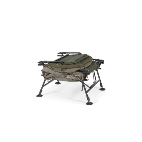 Bed Chair Nash Indulgence Système de sommeil HD40 Wide Camo 8 pieds