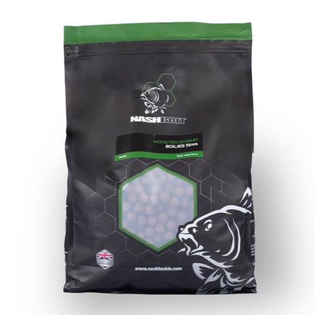 Boilies Nash Monster Shrimp 12 mm - Tienda Carpfishing