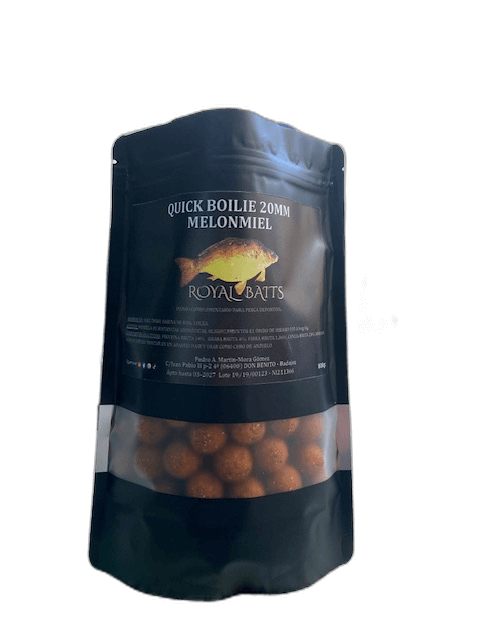 Boilies Royal Baits Melon Miel 20mm 800g - Tienda Carpfishing