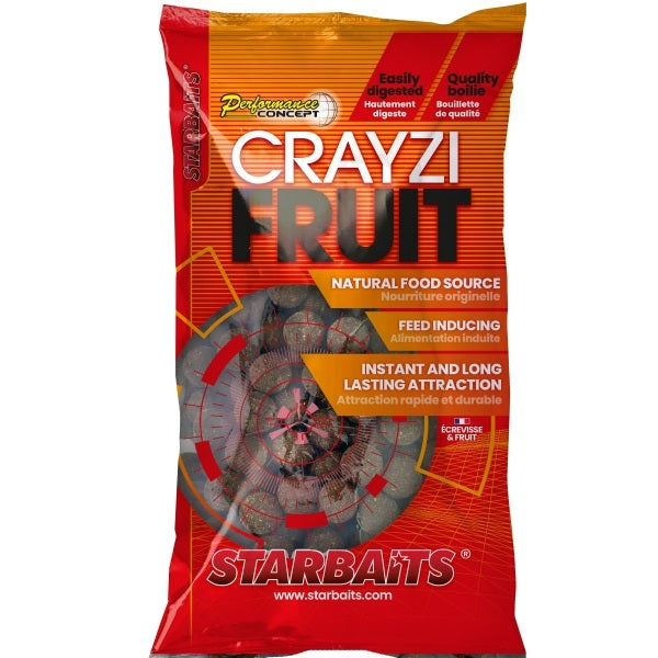 Boilies Starbaits Crayzi Fruit 20 mm - Tienda Carpfishing