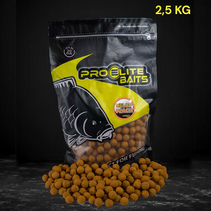 Bouillette Pro Elite Baits Melon & Peach 20 mm 2,5 Kg