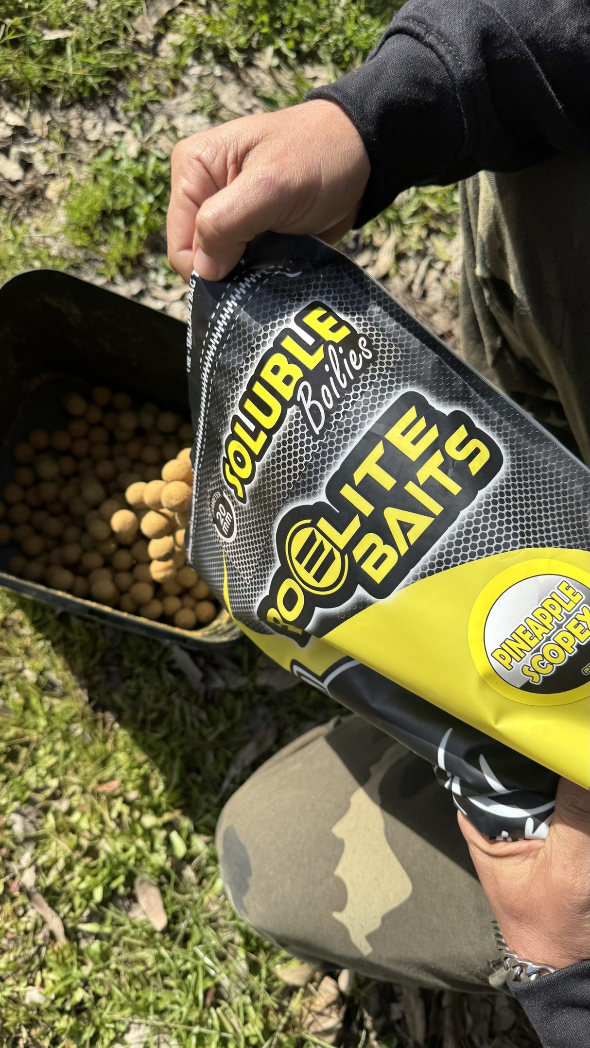 Bouillette Solubles Pro Elite Baits Ananas Scopex 20 mm 3,5 Kg